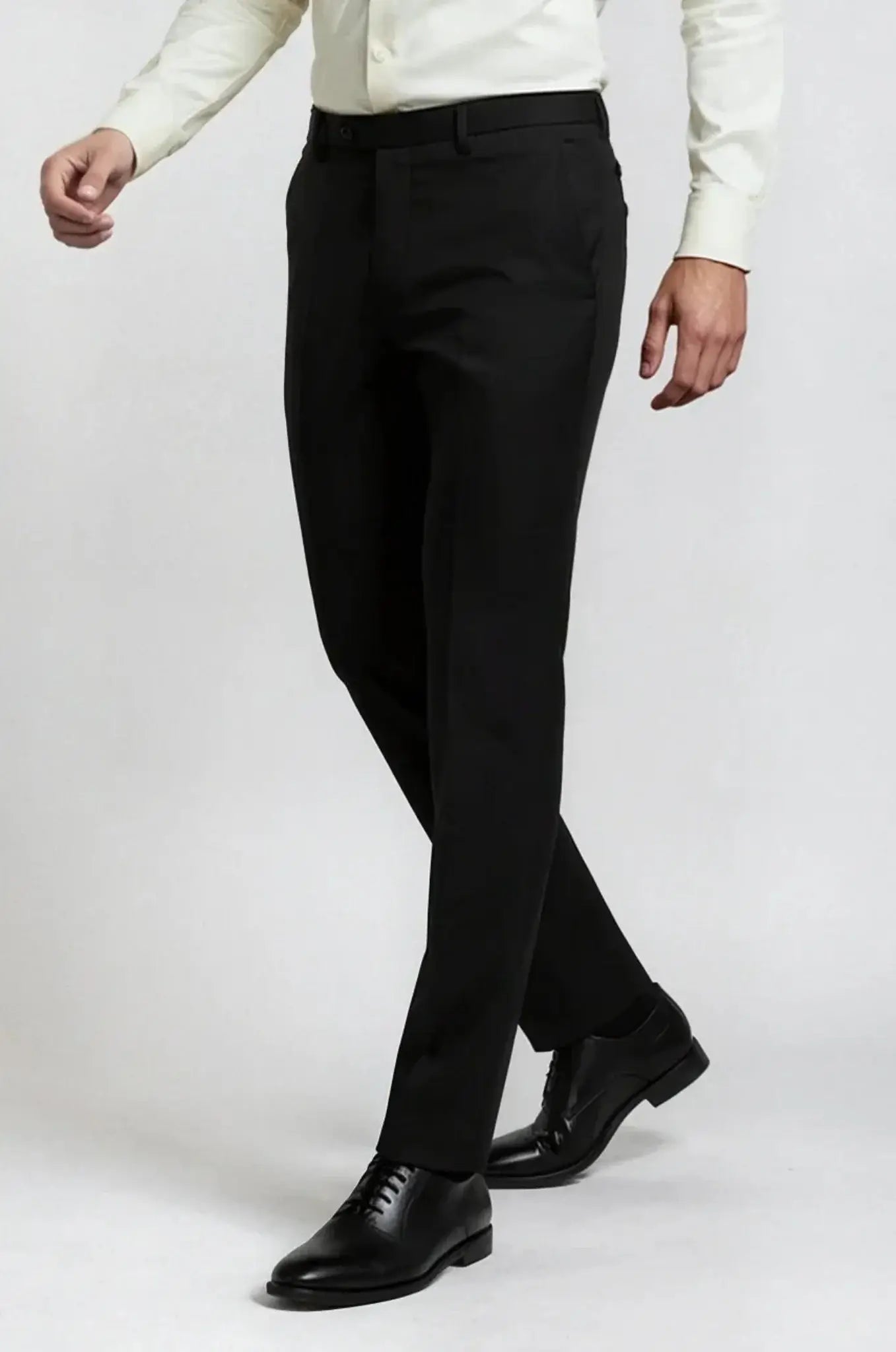 Textured Ivory Formal Shirt – a refined ivory shirt featuring a bespoke tailored fit with subtle texture detailing, crafted for elegant formal wear and timeless sophistication.