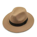 Light Brown Fedora Hat