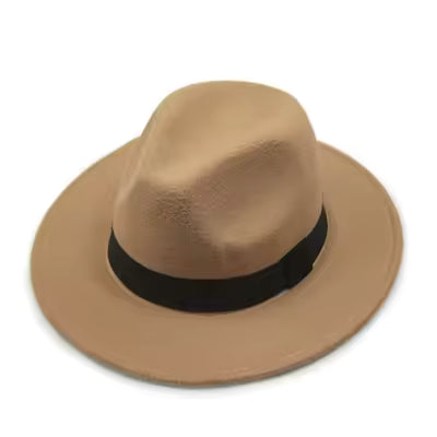 Light Brown Fedora Hat