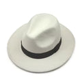 White Fedora Hat