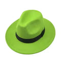 Green Fedora Hat