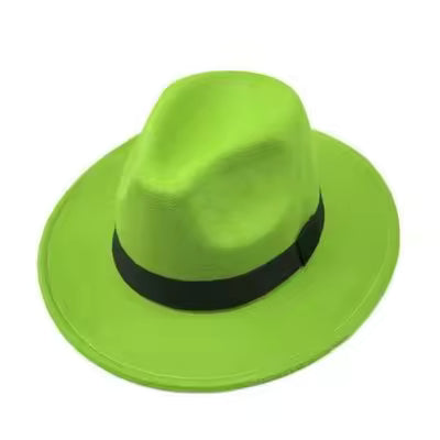Green Fedora Hat