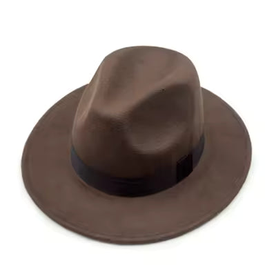 Dark Brown Fedora Hat