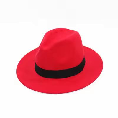Red Fedora Hat