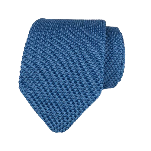 Light Blue knitted Tie