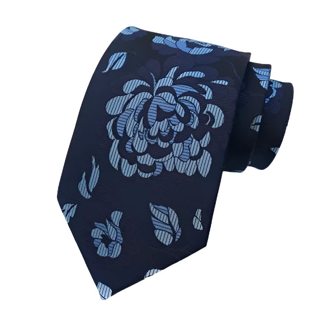 Midnight Blossom Tie