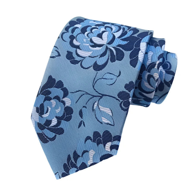 Frost Blossom Tie