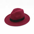 Burgundy Fedora Hat