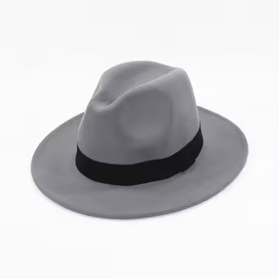Gray Fedora Hat