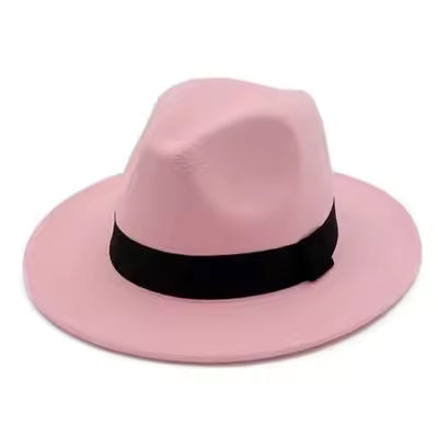 Pink Fedora Hat