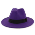 Purple Fedora Hat