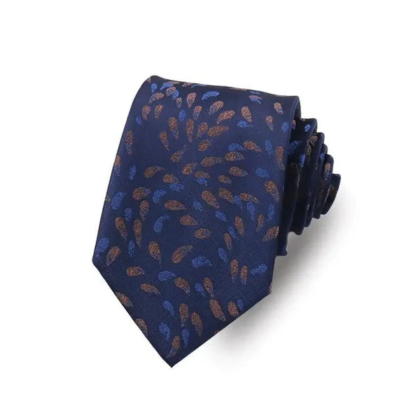 Dark Blue Pedals Tie