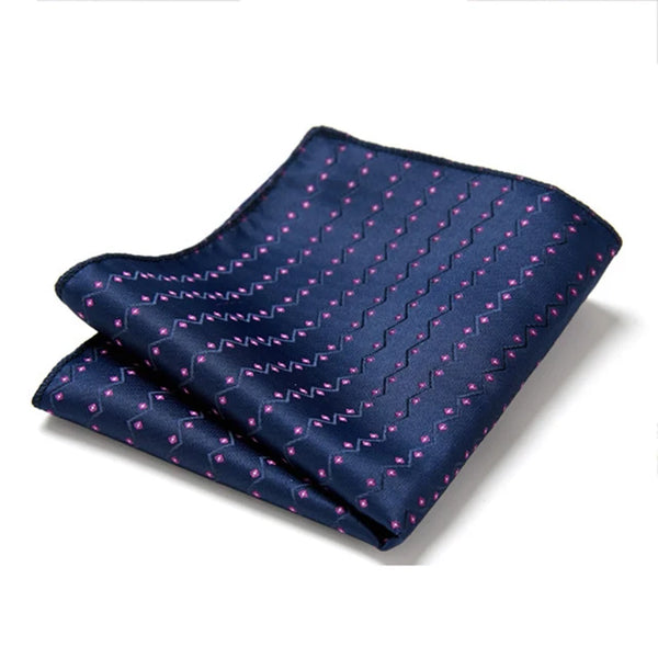 Dallas Blue & Pink Pocket Square