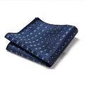 Mystery Blue & Orange Pocket Square