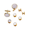 White Gold Cufflinks