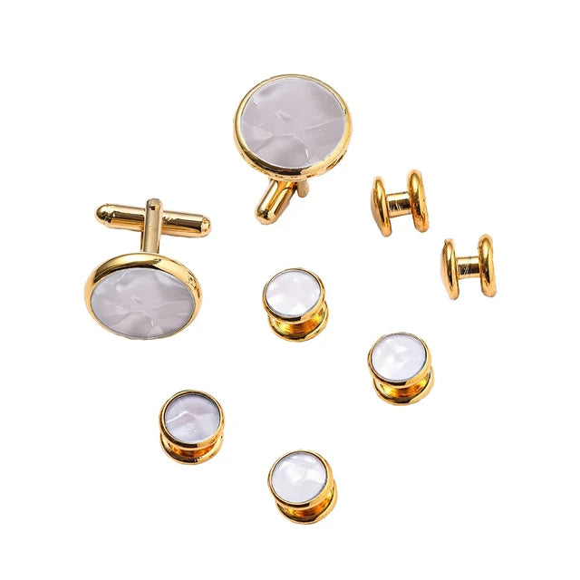 White Gold Cufflinks