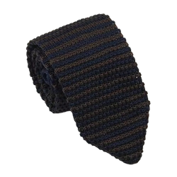 Black & Brown Knitted Tie