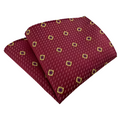 Crimson Gold Pocket Square