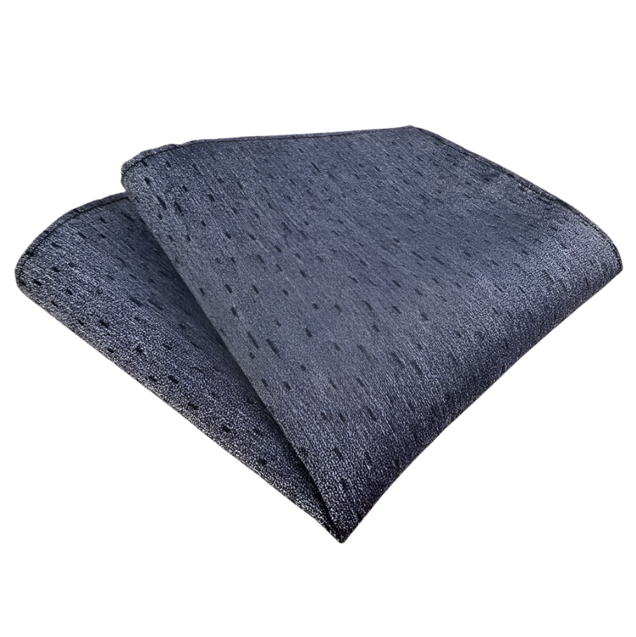 Shadow Grey Pocket Square