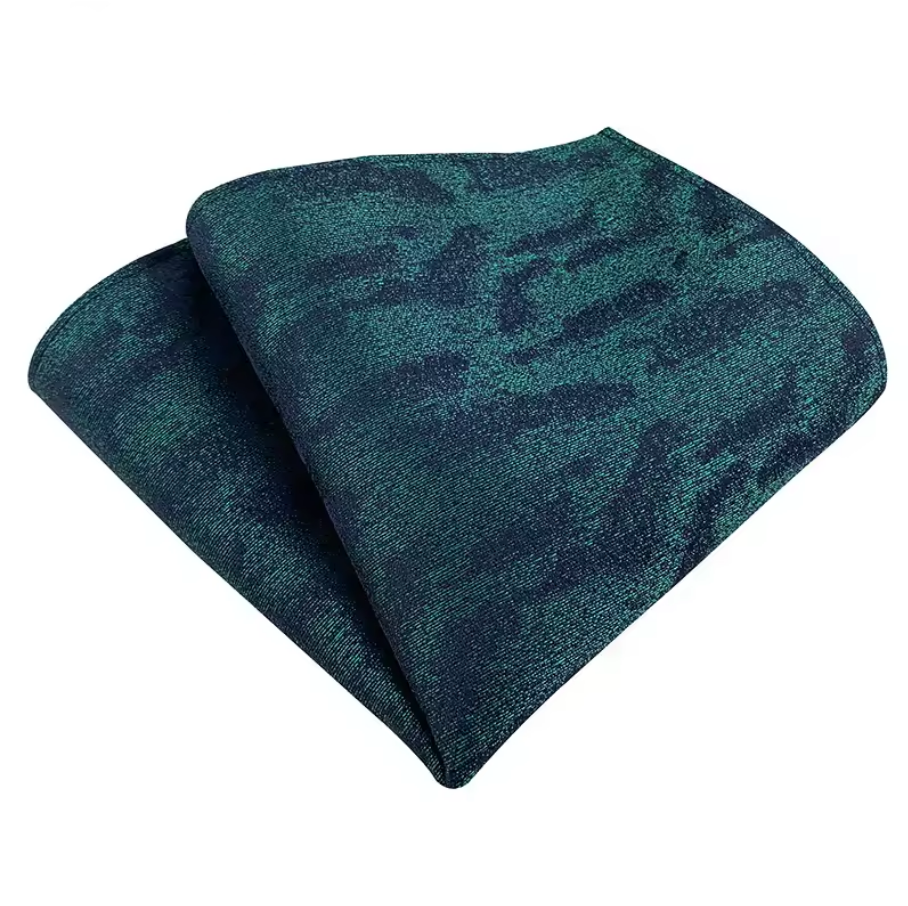 Mystique Green Pocket Square