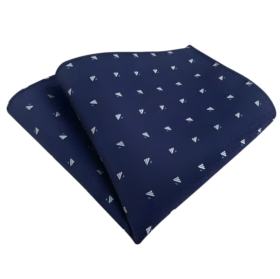 Mystique Blue Pocket Square