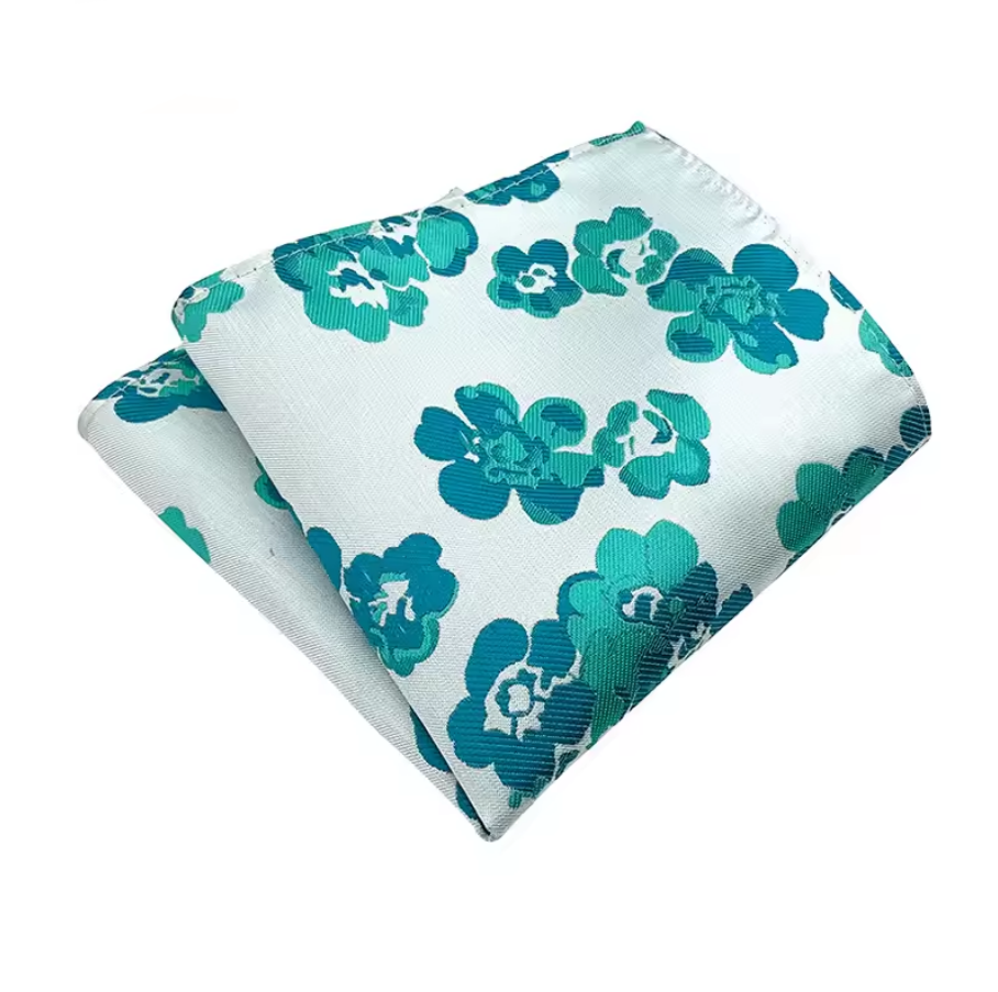 Sky Flower Pocket Square