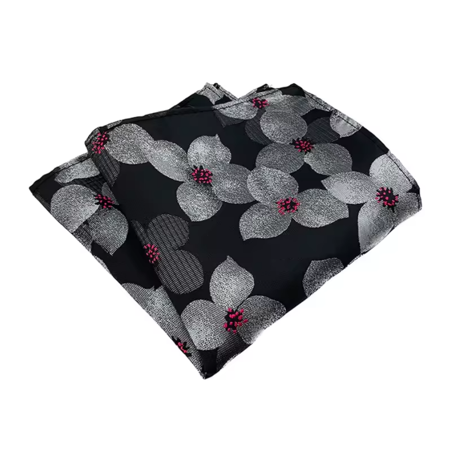 Shade of Grey Pocket Square
