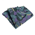 Green & Purple Floral Pocket Square