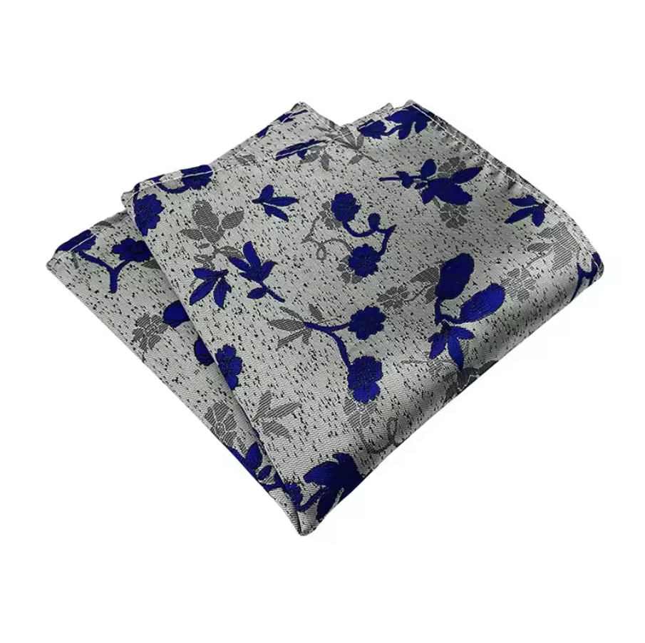 Platinum Dusk Pocket Square