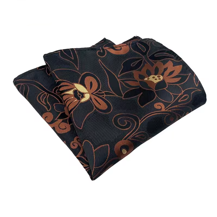 Burnt Sienna Pocket Square