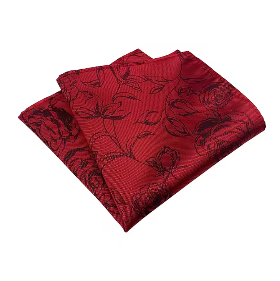 Red Bliss Pocket Square