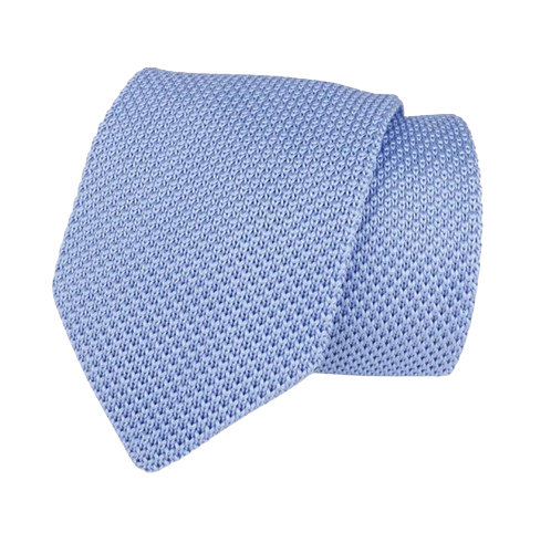 Blue Knitted Tie