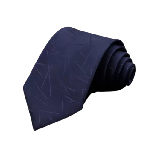 Classic Blue Polyester Tie