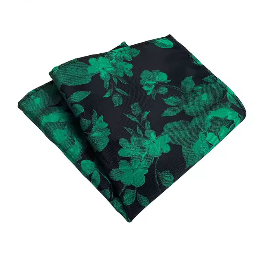 Mystique Green Pocket Square