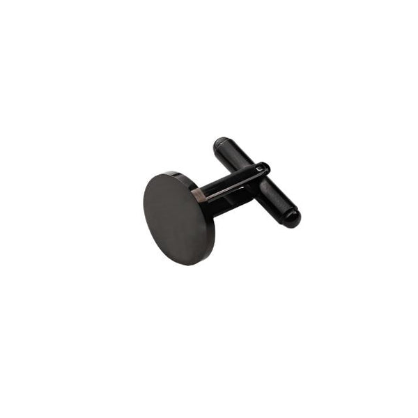 Black circle Cufflinks